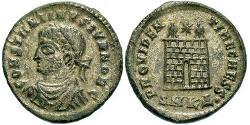  AE3 / 1 Фоллис Римская империя (27BC-395) Бронза Констанций II (317 - 361)
