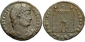  AE3 / 1 Фоллис Римская империя (27BC-395) Бронза Константин I (272 - 337)