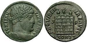  AE3 / 1 Фоллис Римская империя (27BC-395) Бронза Константин I (272 - 337)