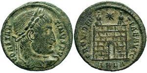  AE3 / 1 Фоллис Римская империя (27BC-395) Бронза Константин I (272 - 337)
