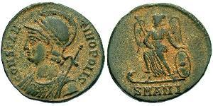  AE3 / 1 Фоллис Римская империя (27BC-395) Бронза Константин I (272 - 337)