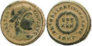  AE3 / 1 Фоллис Римская империя (27BC-395) Бронза Константин I (272 - 337)