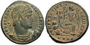  AE3 / 1 Фоллис Римская империя (27BC-395) Бронза Константин I (272 - 337)