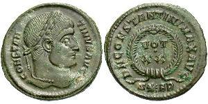  AE3 / 1 Фоллис Римская империя (27BC-395) Бронза Константин I (272 - 337)