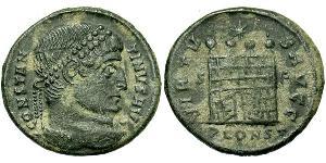  AE3 / 1 Фоллис Римская империя (27BC-395) Бронза Константин I (272 - 337)