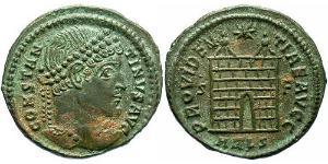  AE3 / 1 Фоллис Римская империя (27BC-395) Бронза Константин I (272 - 337)