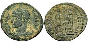  AE3 / 1 Фоллис Римская империя (27BC-395) Бронза Крисп (305 - 326)
