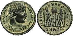  AE3 / 1 Фоллис Римская империя (27BC-395) Бронза Константин I (272 - 337)