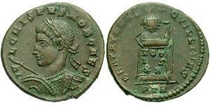  AE3 / 1 Фоллис Римская империя (27BC-395) Бронза Крисп (305 - 326)