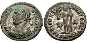  AE3 / 1 Фоллис Римская империя (27BC-395) Бронза Константин I (272 - 337)