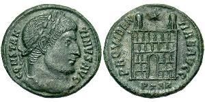  AE3 / 1 Фоллис Римская империя (27BC-395) Бронза Константин I (272 - 337)
