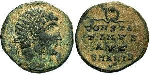  AE3 / 1 Фоллис Римская империя (27BC-395) Бронза Константин I (272 - 337)