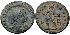  AE3 / 1 Фоллис Римская империя (27BC-395) Бронза Констанций II (317 - 361)