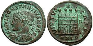  AE3 / 1 Фоллис Римская империя (27BC-395) Бронза Констанций II (317 - 361)