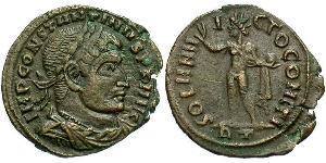  AE3 / 1 Фоллис Римская империя (27BC-395) Бронза Константин I (272 - 337)