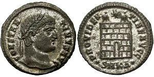  AE3 / 1 Фоллис Римская империя (27BC-395) Бронза Константин I (272 - 337)