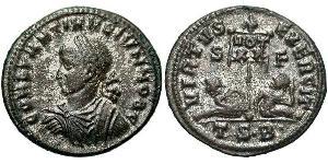  AE3 / 1 Фоллис Римская империя (27BC-395) Бронза Констанций II (317 - 361)
