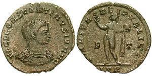 AE3 / 1 Фоллис Римская империя (27BC-395) Бронза Констанций II (317 - 361)