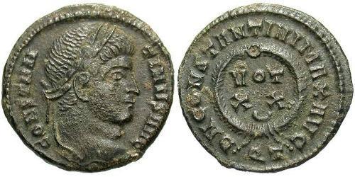  AE3 / 1 Фоллис Римская империя (27BC-395) Бронза Константин I (272 - 337)