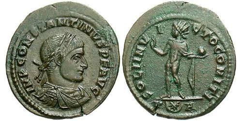  AE3 / 1 Фоллис Римская империя (27BC-395) Бронза Константин I (272 - 337)
