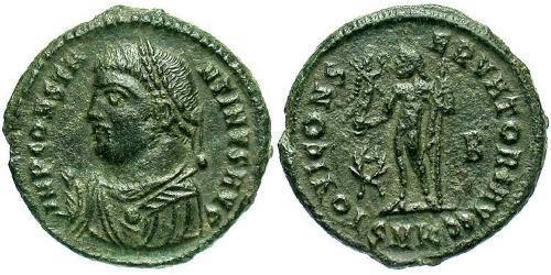  AE3 / 1 Фоллис Римская империя (27BC-395) Бронза Константин I (272 - 337)