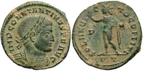  AE3 / 1 Фоллис Римская империя (27BC-395) Бронза Константин I (272 - 337)