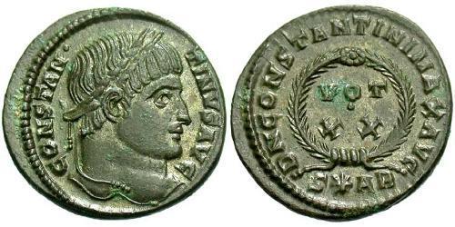  AE3 / 1 Фоллис Римская империя (27BC-395) Бронза Константин I (272 - 337)