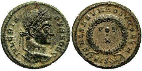  AE3 / 1 Фоллис Римская империя (27BC-395) Бронза Крисп (305 - 326)