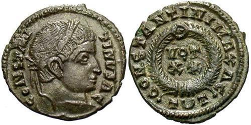  AE3 / 1 Фоллис Римская империя (27BC-395) Бронза Константин I (272 - 337)