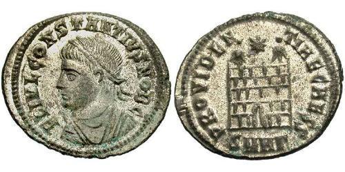  AE3 / 1 Фоллис Римская империя (27BC-395) Бронза Констанций II (317 - 361)