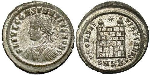  AE3 / 1 Фоллис Римская империя (27BC-395) Бронза Констанций II (317 - 361)