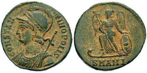  AE3 / 1 Фоллис Римская империя (27BC-395) Бронза Константин I (272 - 337)