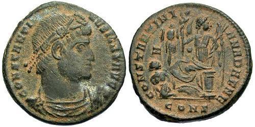  AE3 / 1 Фоллис Римская империя (27BC-395) Бронза Константин I (272 - 337)