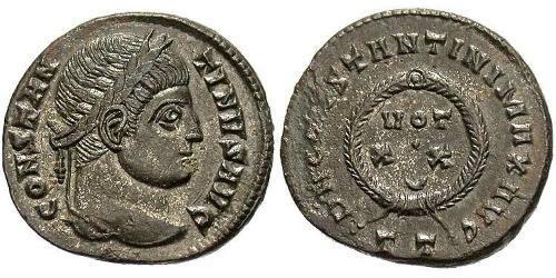  AE3 / 1 Фоллис Римская империя (27BC-395) Бронза Константин I (272 - 337)