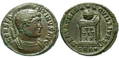  AE3 / 1 Фоллис Римская империя (27BC-395) Бронза Константин I (272 - 337)