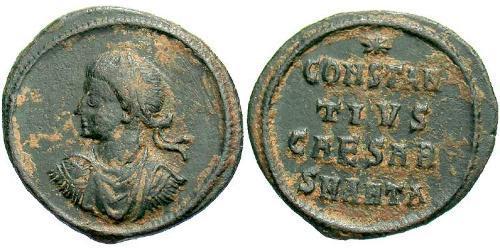  AE3 / 1 Фоллис Римская империя (27BC-395) Бронза Констанций II (317 - 361)