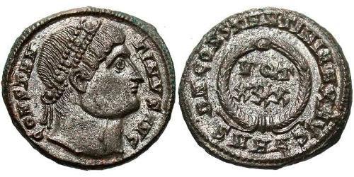  AE3 / 1 Фоллис Римская империя (27BC-395) Бронза Константин I (272 - 337)