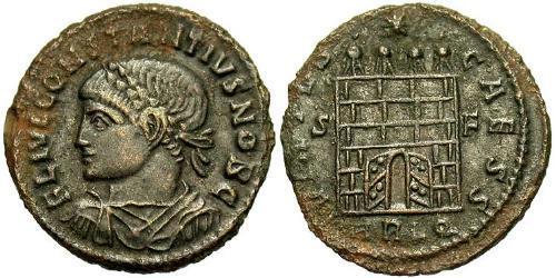  AE3 / 1 Фоллис Римская империя (27BC-395) Бронза Констанций II (317 - 361)