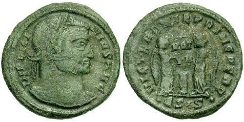  AE3 / 1 Фоллис Римская империя (27BC-395) Бронза Лициний I (265-324)