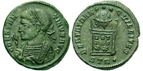  AE3 / 1 Фоллис Римская империя (27BC-395) Бронза Константин I (272 - 337)