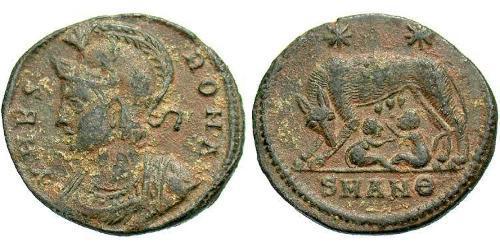  AE3 / 1 Фоллис Римская империя (27BC-395) Бронза Константин I (272 - 337)
