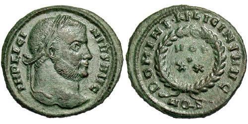  AE3 / 1 Фоллис Римская империя (27BC-395) Бронза Лициний I (265-324)