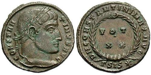  AE3 / 1 Фоллис Римская империя (27BC-395) Бронза Константин I (272 - 337)