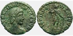  AE3 / 1 Фолліс Західна Римська імперія (285-476) Бронза Граціан  (359-383)