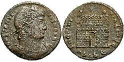  AE3 / 1 Фолліс Римська імперія (27BC-395) Бронза Костянтин I (272 - 337)
