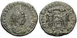  AE3 / 1 Фолліс Римська імперія (27BC-395) Бронза Констанцій II (317 - 361)