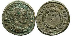  AE3 / 1 Фолліс Римська імперія (27BC-395) Бронза Крисп (305 - 326)