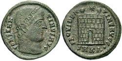  AE3 / 1 Фолліс Римська імперія (27BC-395) Бронза Костянтин I (272 - 337)