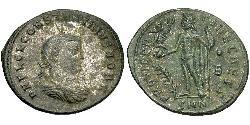  AE3 / 1 Фолліс Римська імперія (27BC-395) Бронза Констанцій II (317 - 361)