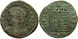  AE3 / 1 Фолліс Римська імперія (27BC-395) Бронза Констанцій II (317 - 361)